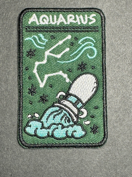 Aquarius Zodiac Patch