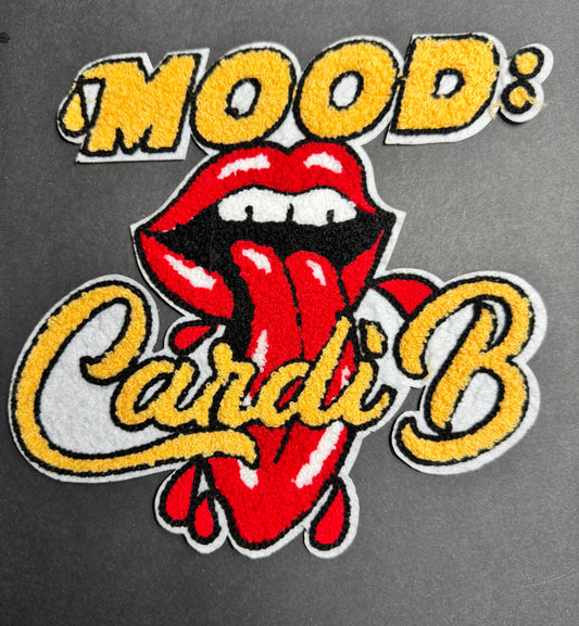 “MOOD: Cardi B” Patch – Large