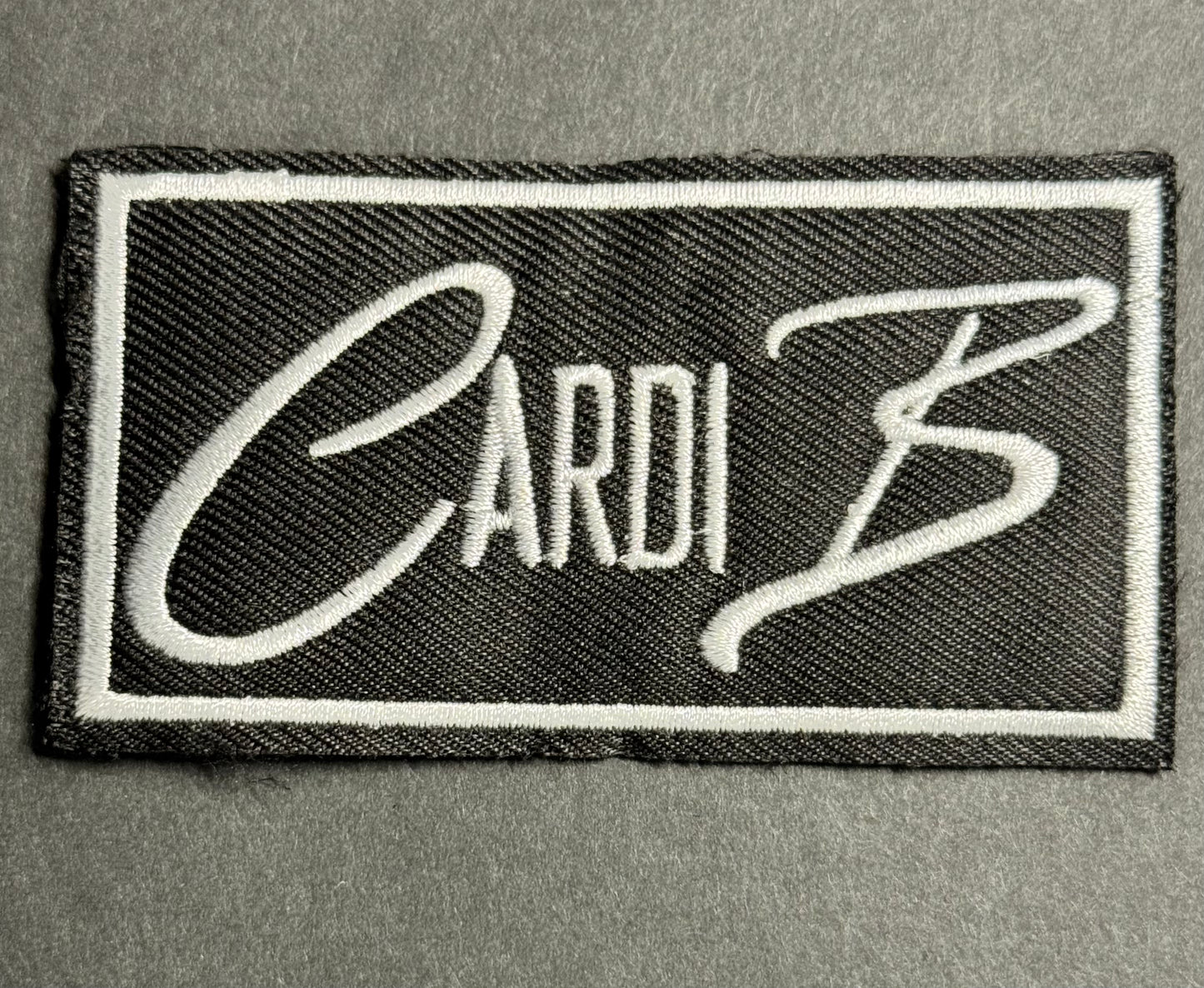 Cardi B Rectangle Patch (Black & White)