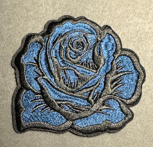 Aqua Blue Rose Patch