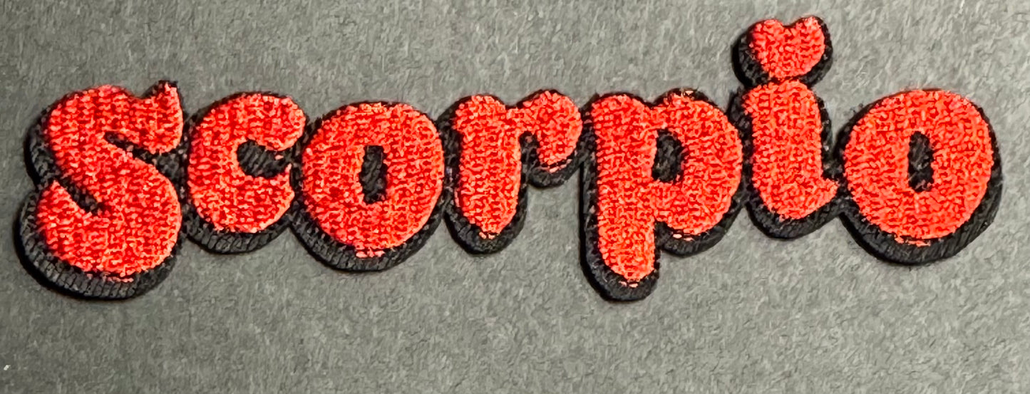 Scorpio Patch (Red)