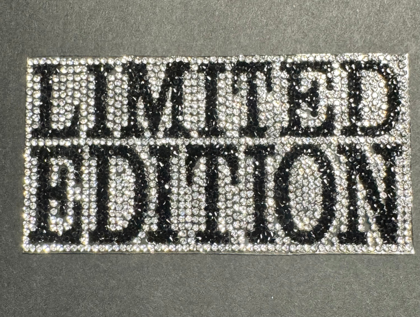 Limited Edition rhinestone