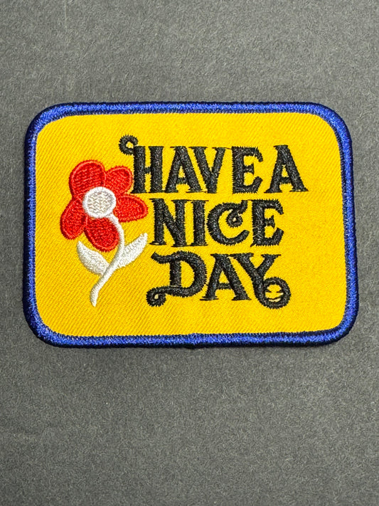 “Have a Nice Day” Retro Flower Patch