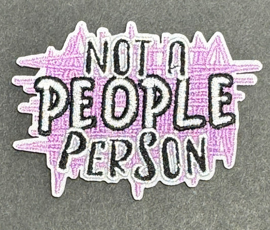 “Not a People Person” Patch