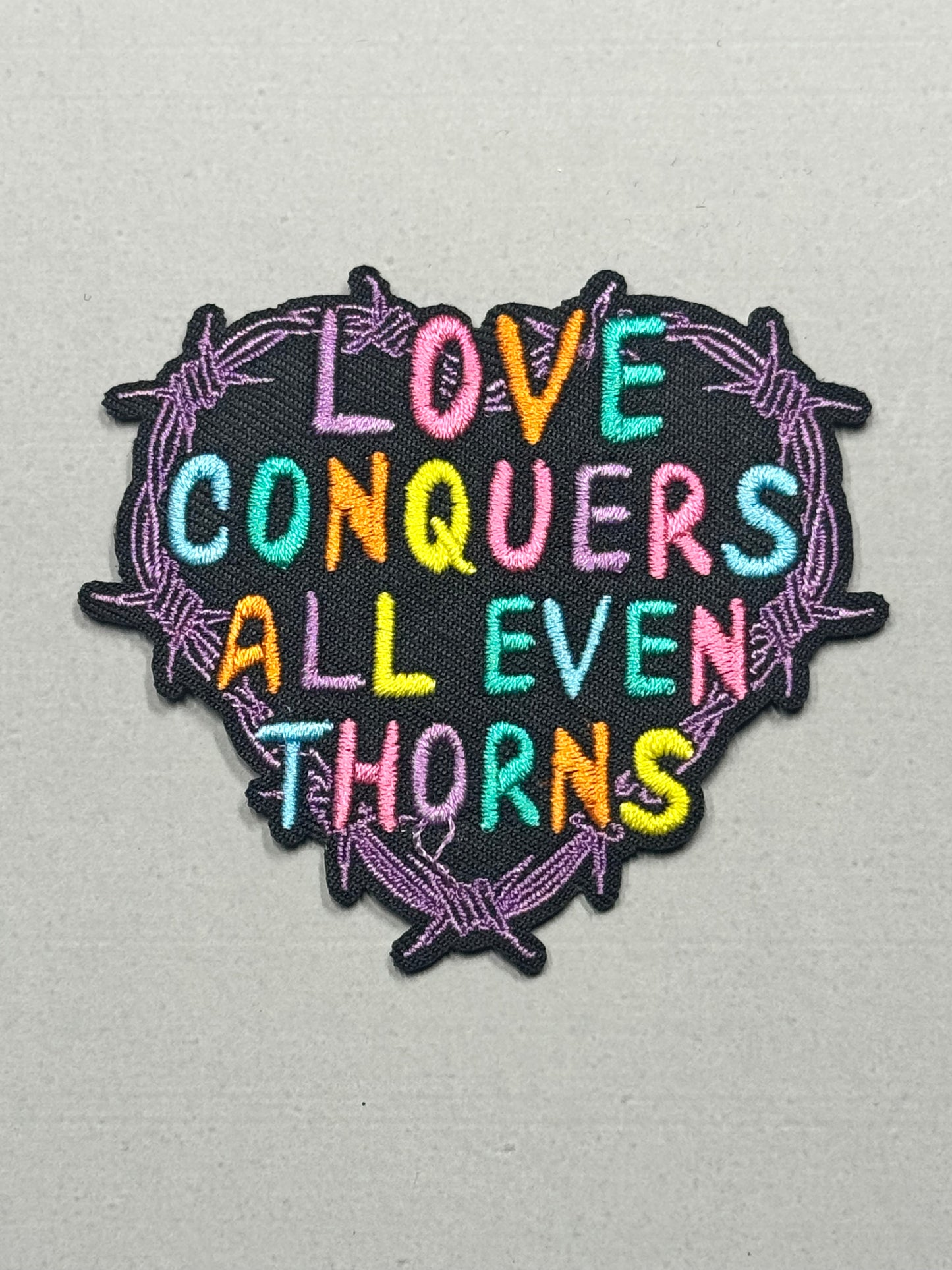 “Love Conquers All Even Thorns” Patch