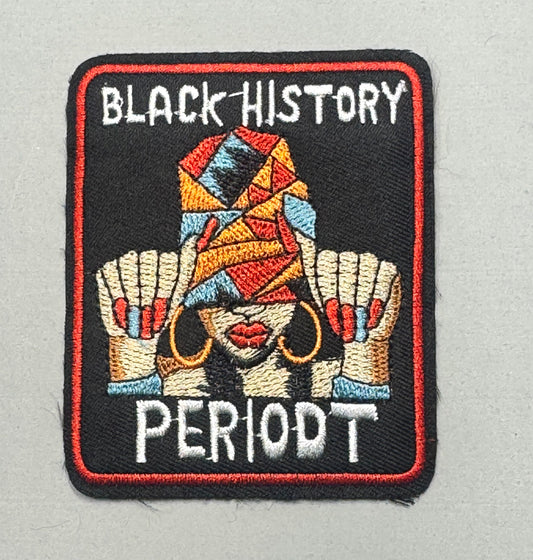 Black History Periodt Patch