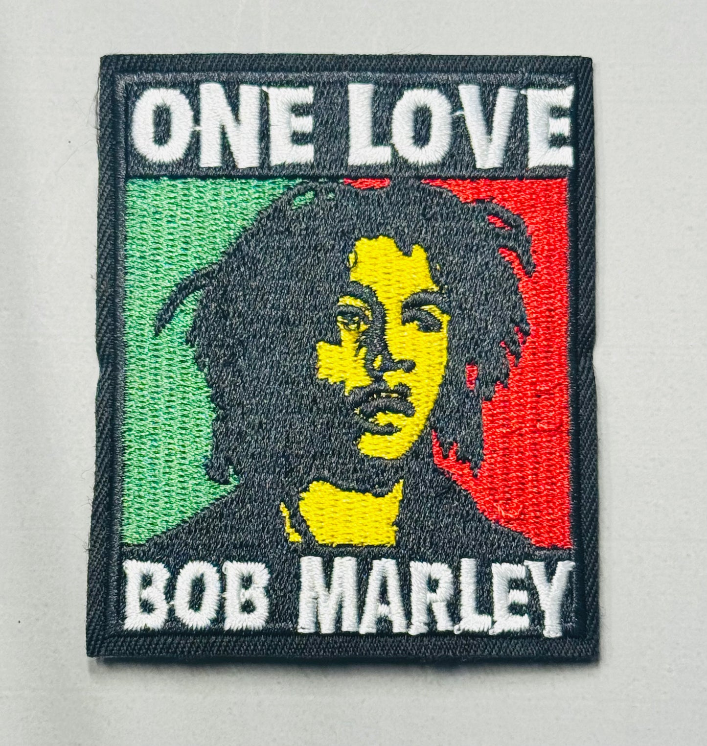 “One Love Bob Marley Portrait Patch”