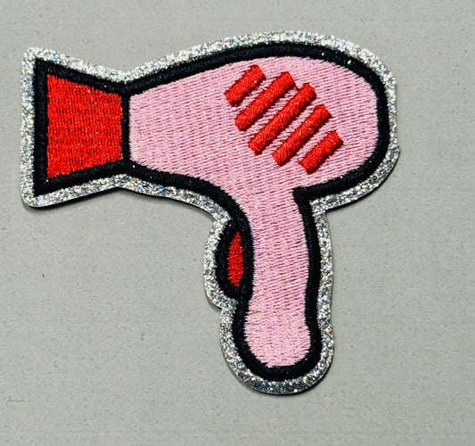 Pink Blow Dryer Patch