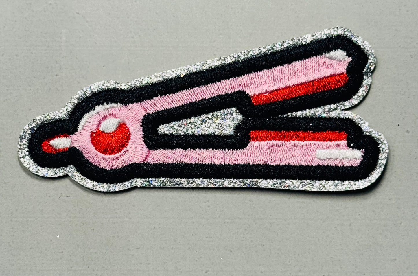 Pink & Red Flat Iron Patch