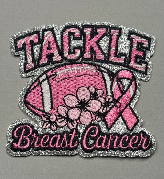 Tackle Breast Cancer Football Patch