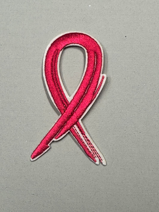 Pink Breast Cancer Awareness Ribbon Patch