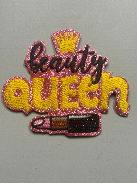 “Beauty Queen Glitter Patch”