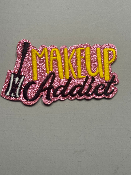 “Makeup Addict Glitter Patch”