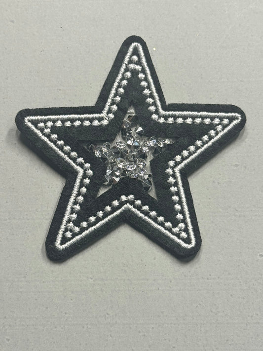 blk/white stone star