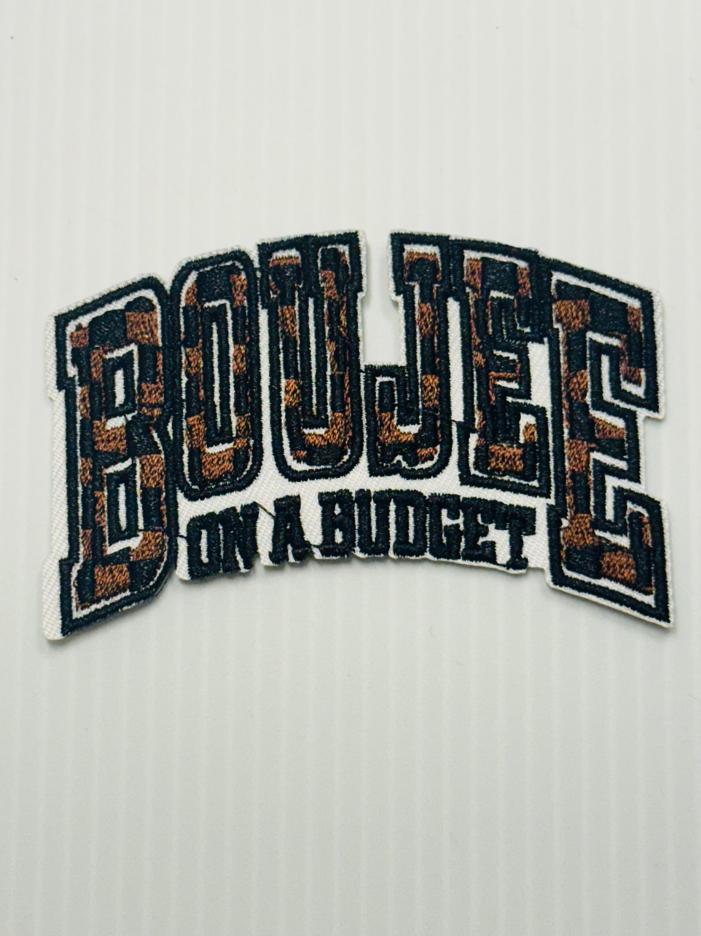 Boujee on a Budget – Brown Leopard Patch