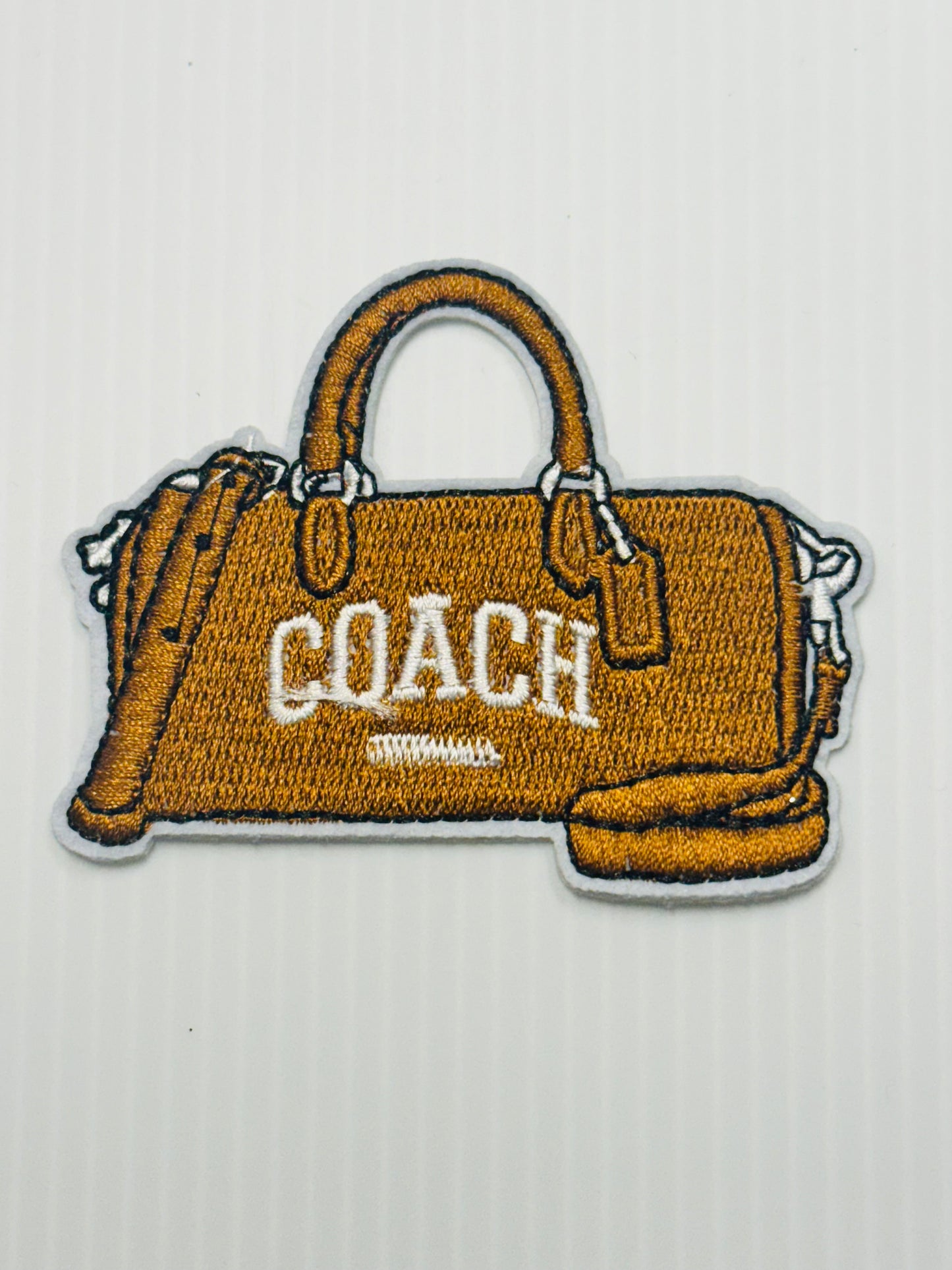 “Coach Bag” Style Patch (Brown Bag)