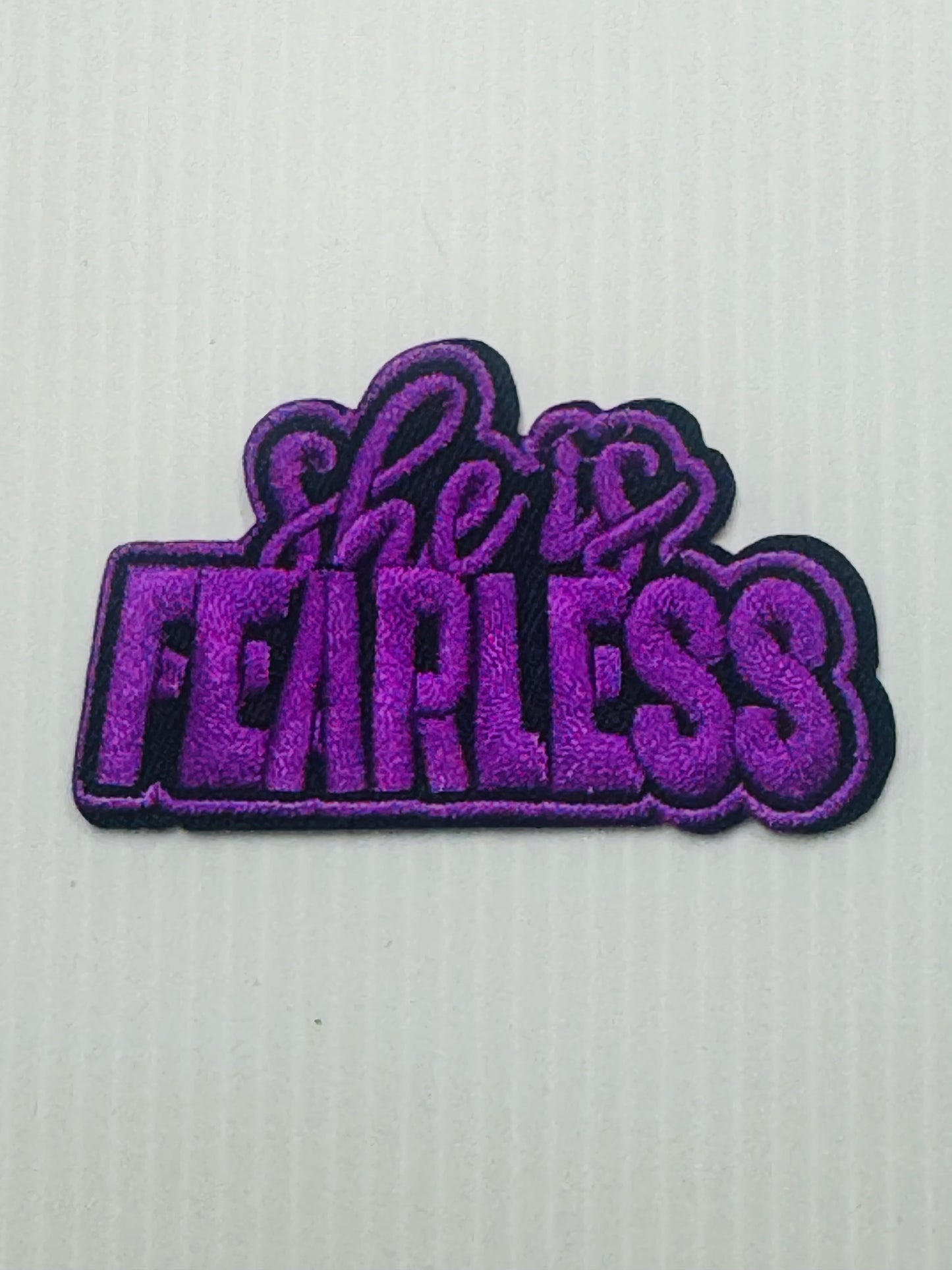 “She Is Fearless” Patch – Purple