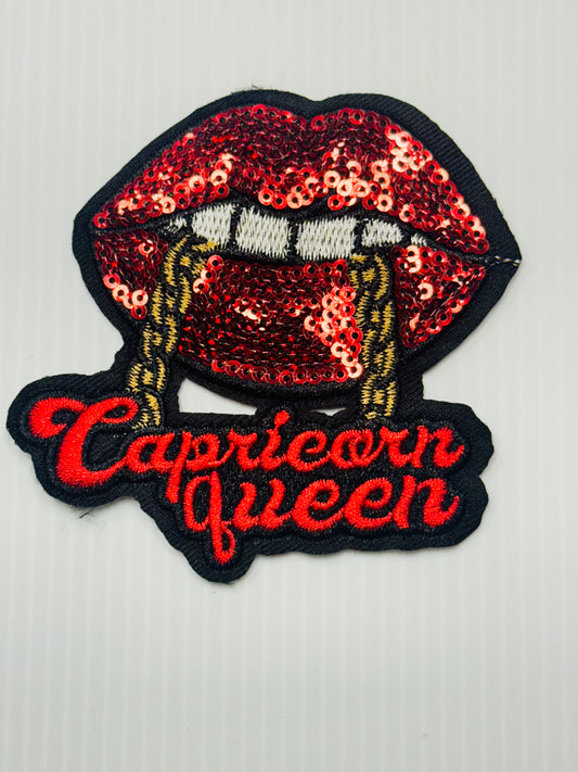 Capricorn Zodiac Lips Patch