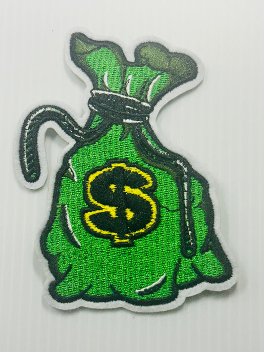 MONEY BAG MEDIUM WHITE TRIM