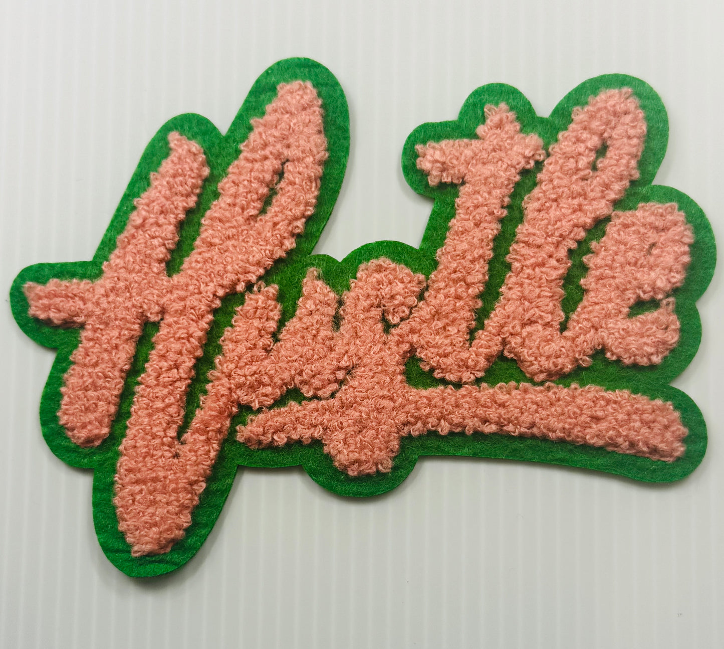 HUSTLE PINK/GREEN CHENILLE