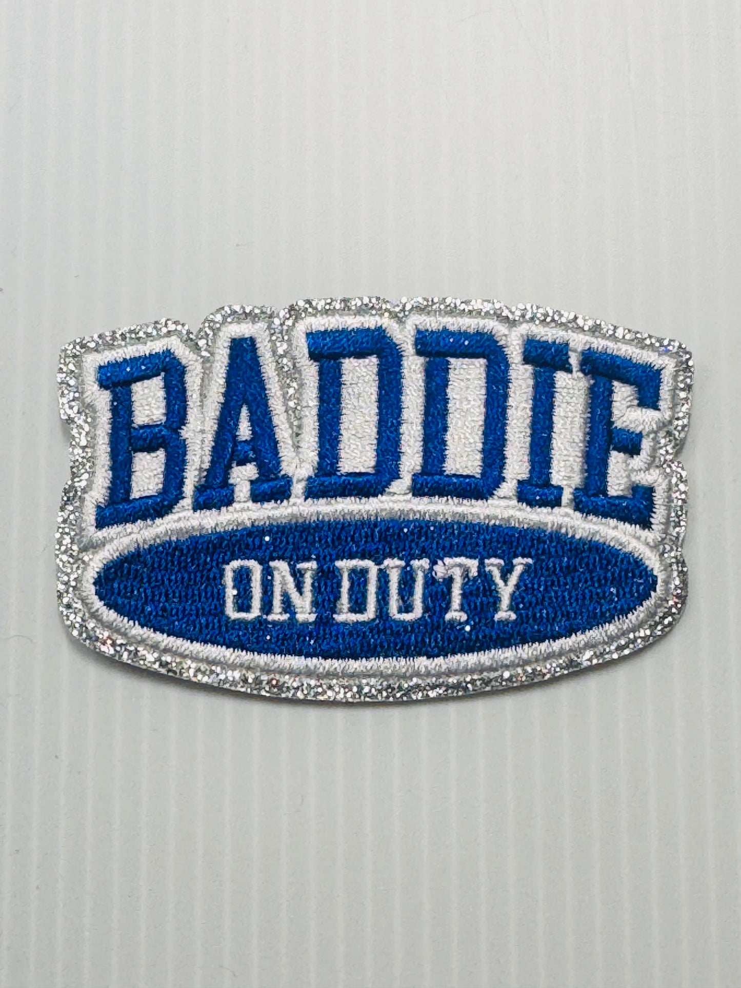 BADDIE ON DUTY BLUE