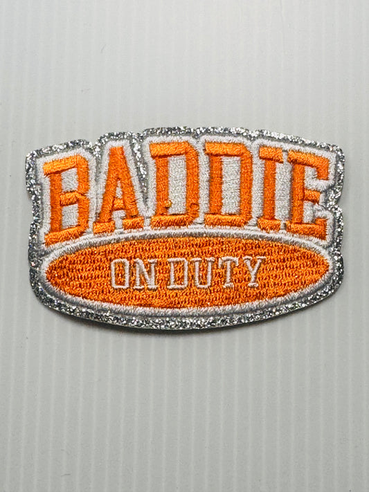 BADDIE ON DUTY ORANGE