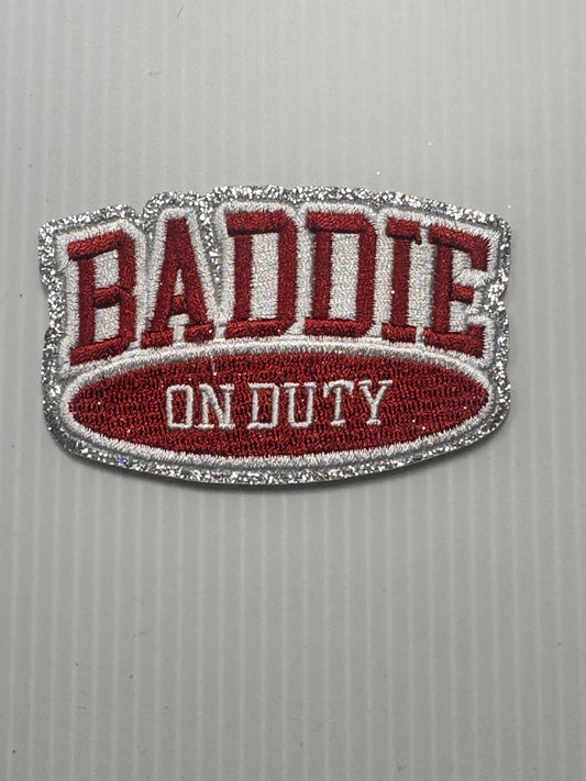 BADDIE ON DUTY RED