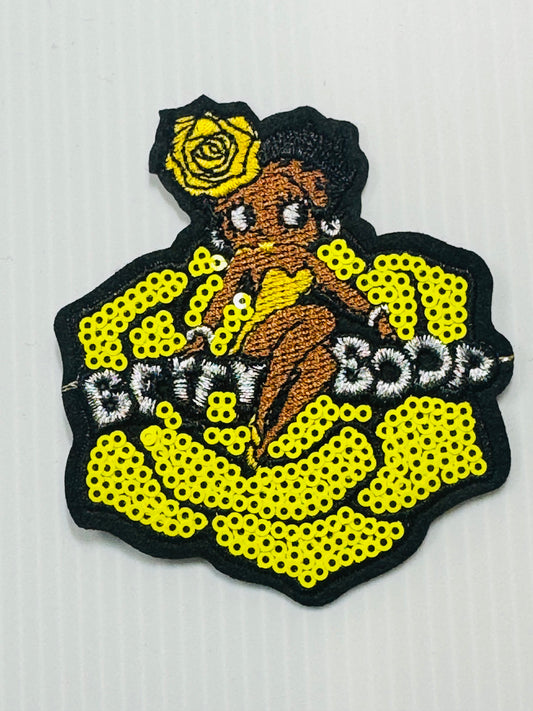 BETTY BOOP SEQUIN YELLOW