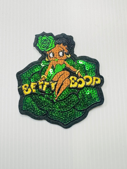 BETTY BOOP SEQUIN green