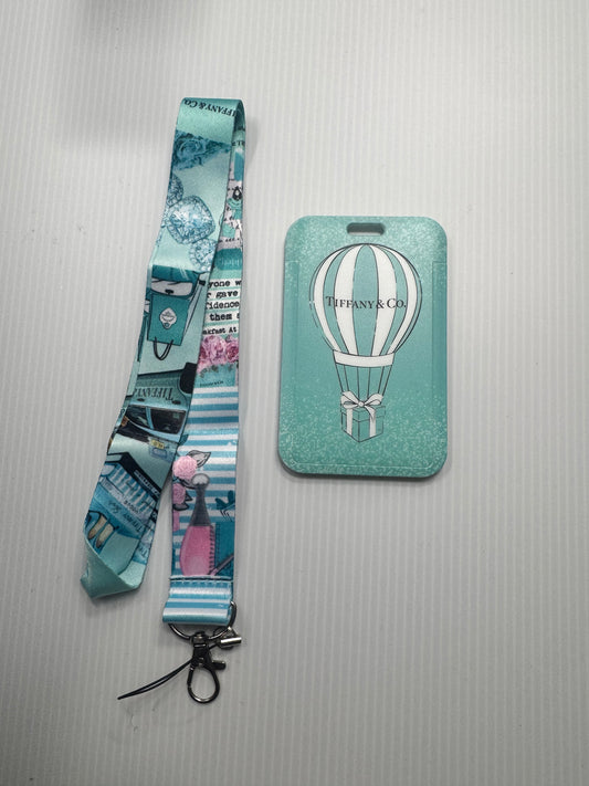 TIFFANY BLIMP 2PC LANYARD