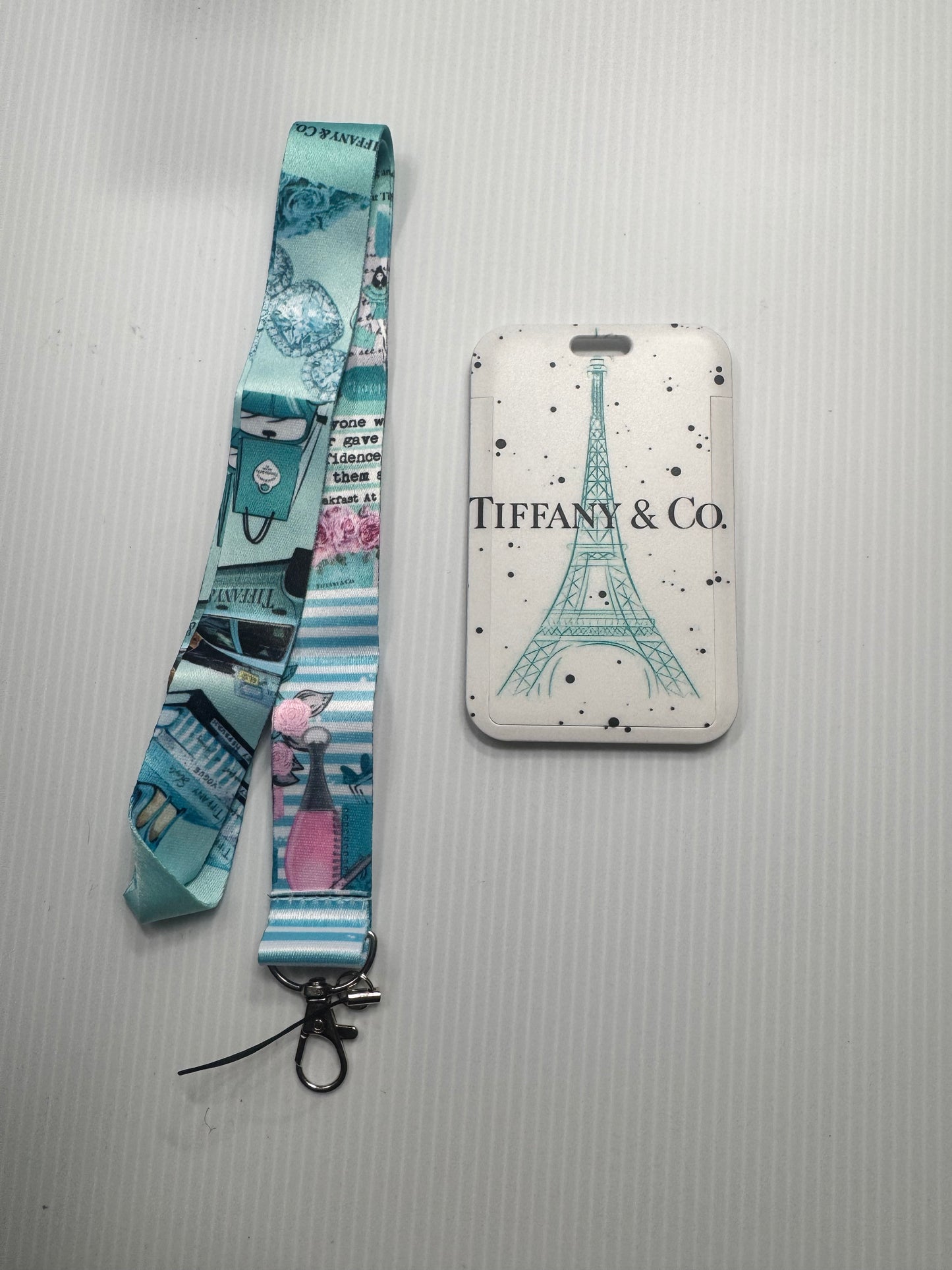 TIFFANY EIFFEL 2PC LANYARD