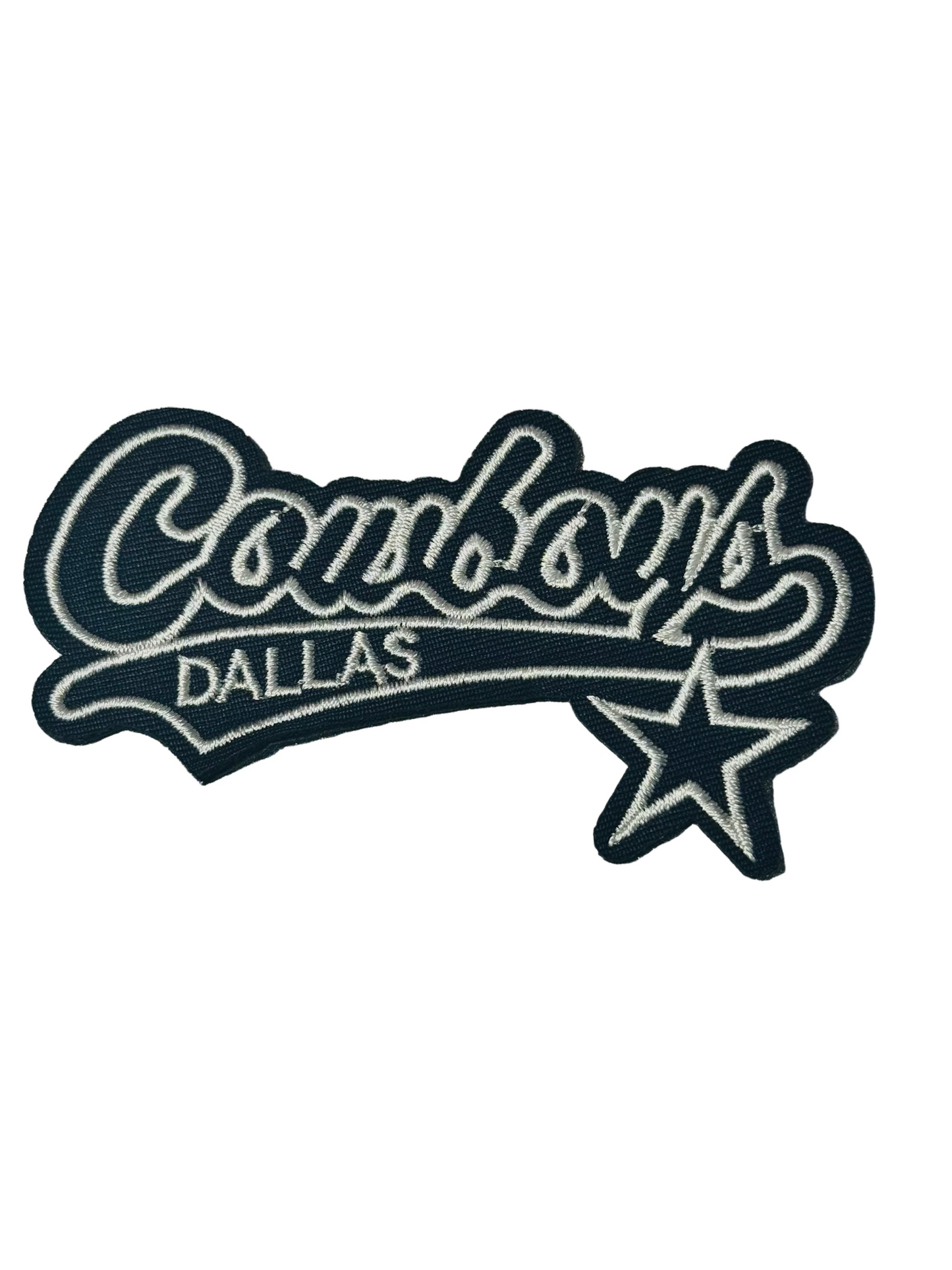 Dallas Cowboys Script Iron-On Patch