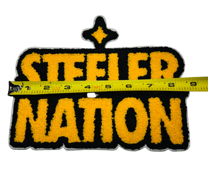 Steeler Nation Medium Chenille Patch
