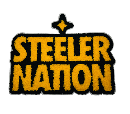 Steeler Nation Medium Chenille Patch