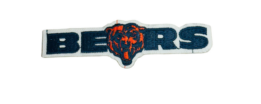 Chicago Bears Wordmark Iron-On Patch