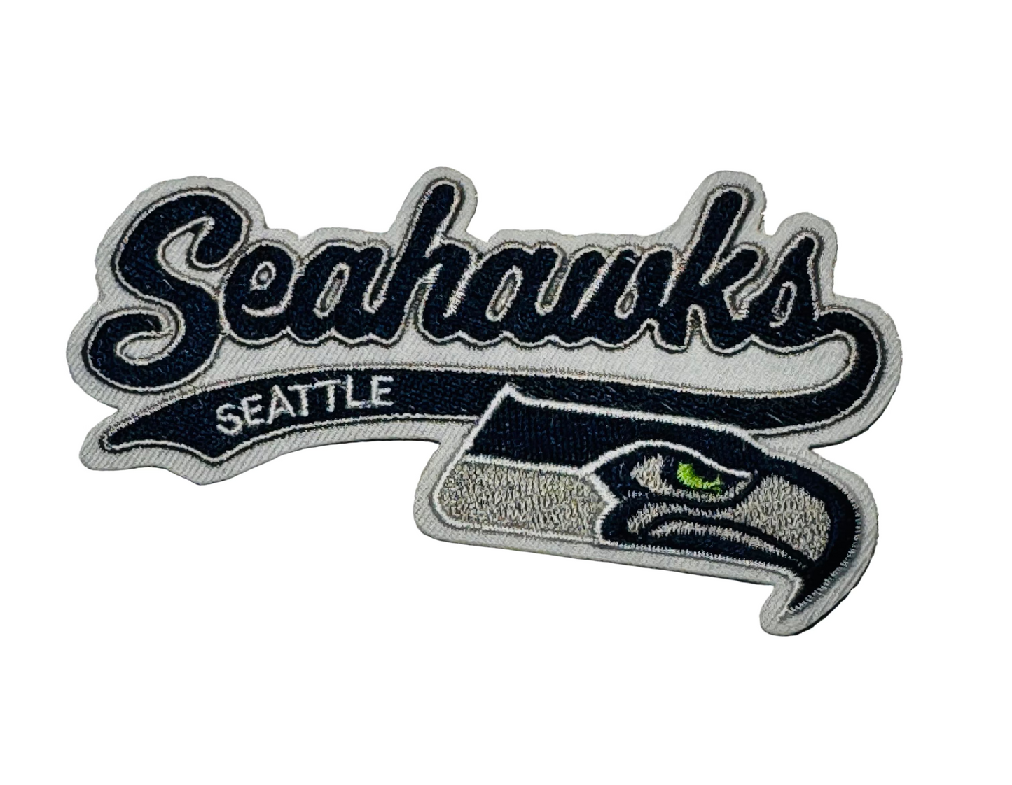 Seattle Seahawks Script Iron-On Patch