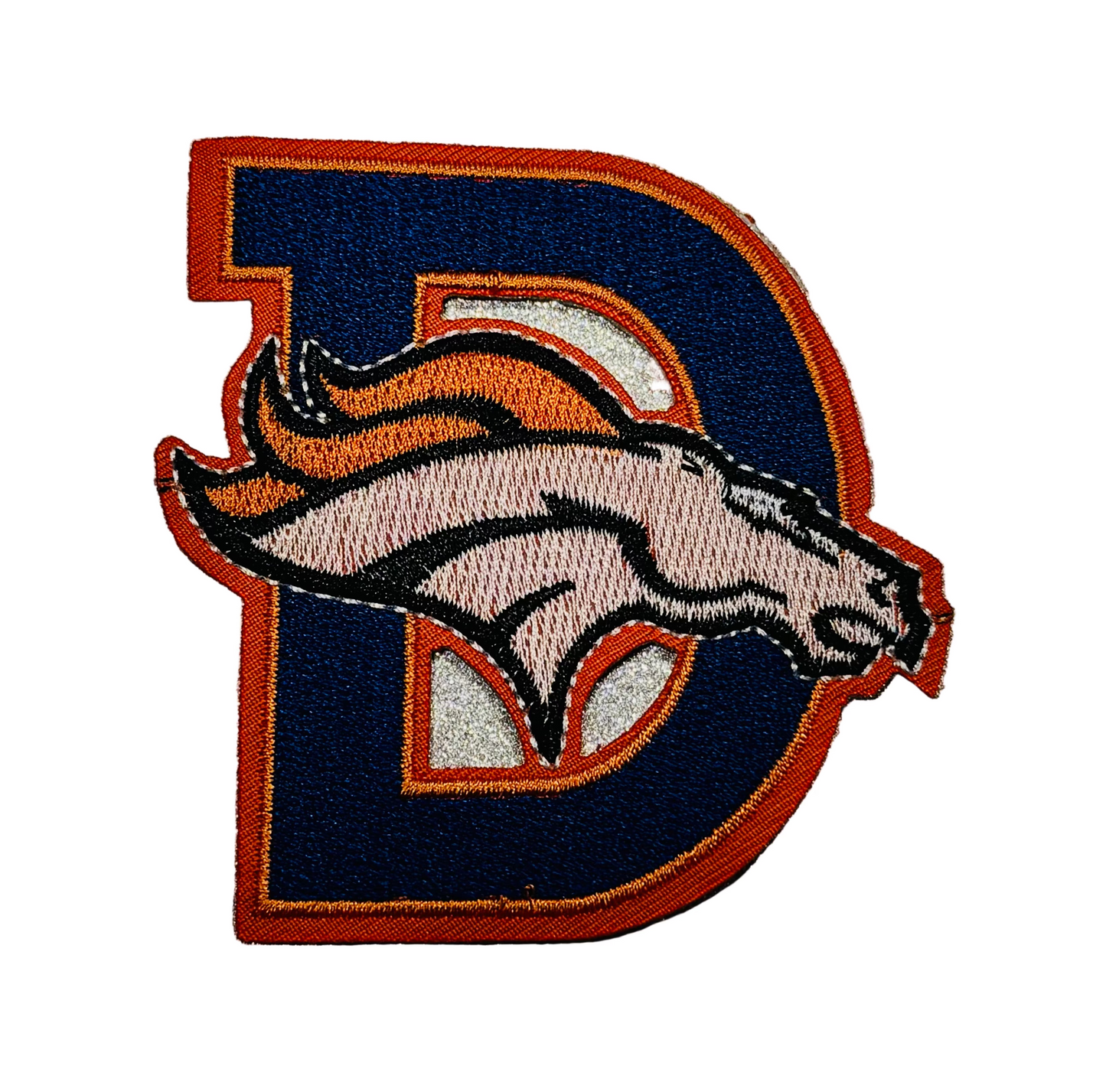 Broncos Big-D Iron-On Patch