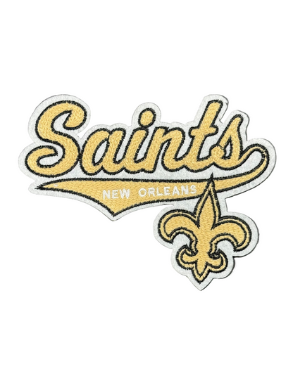 Saints Chenille Mid-Size Iron-On Patch
