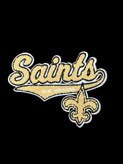 Saints Chenille Large-Size Iron-On Patch