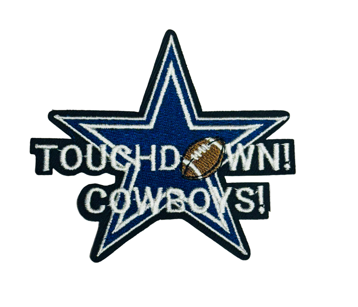 Touchdown Cowboys Iron-On Patch