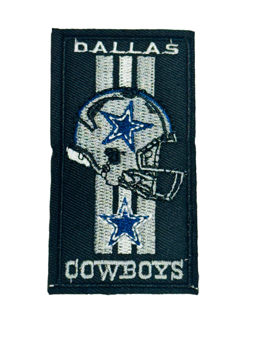 Dallas Cowboys Vertical Helmet Iron-On Patch