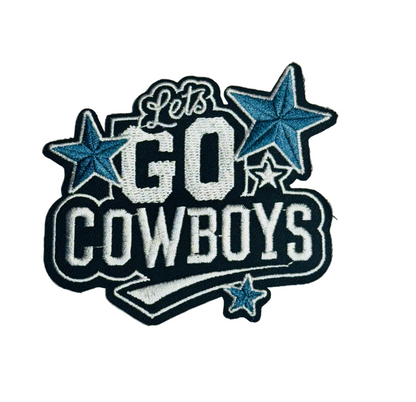 Let’s Go Cowboys Iron-On Patch