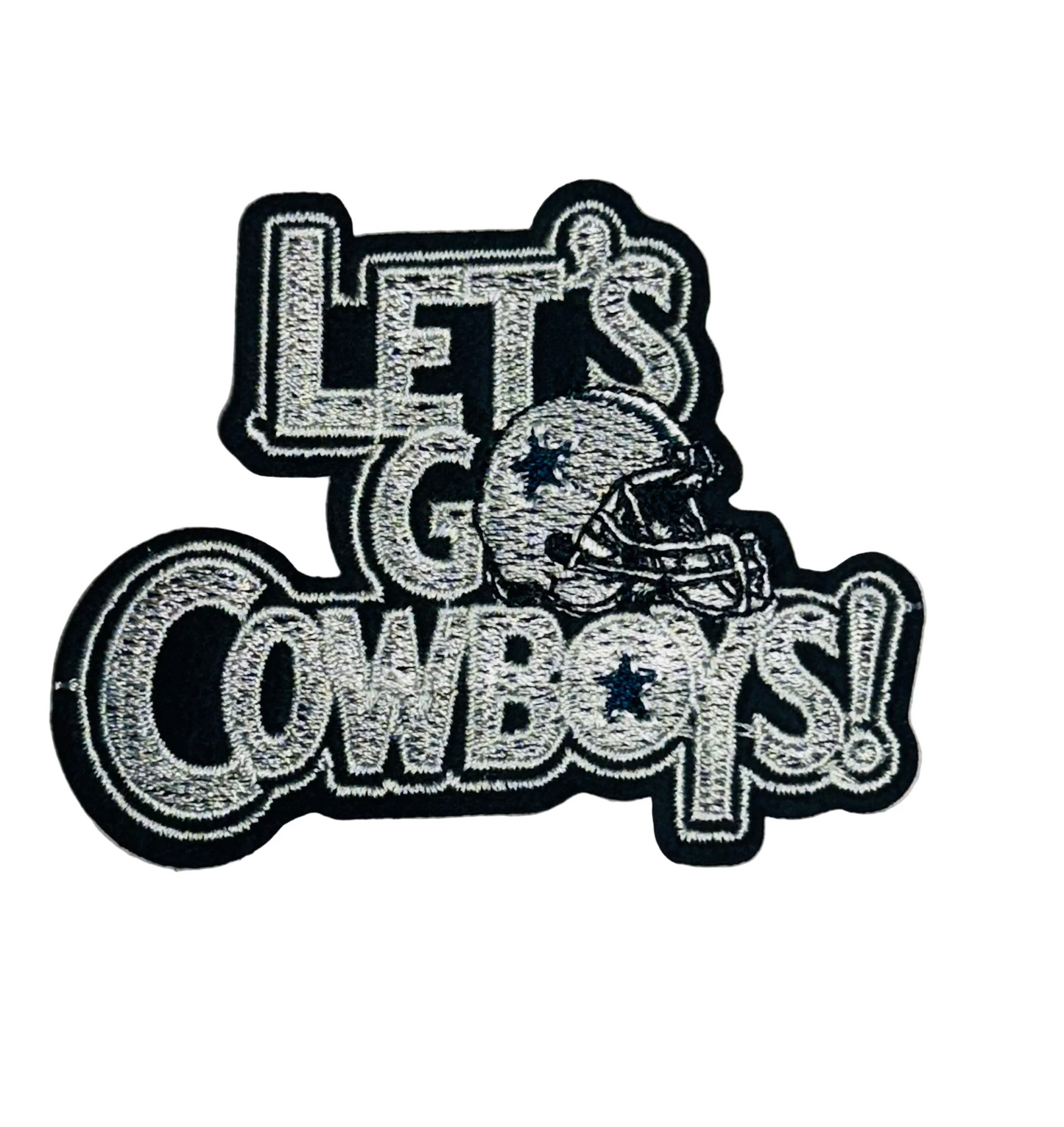 Let’s Go Cowboys Iron-OnPatch