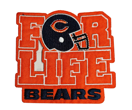 For Life Bears Embroidered Iron-On Patch