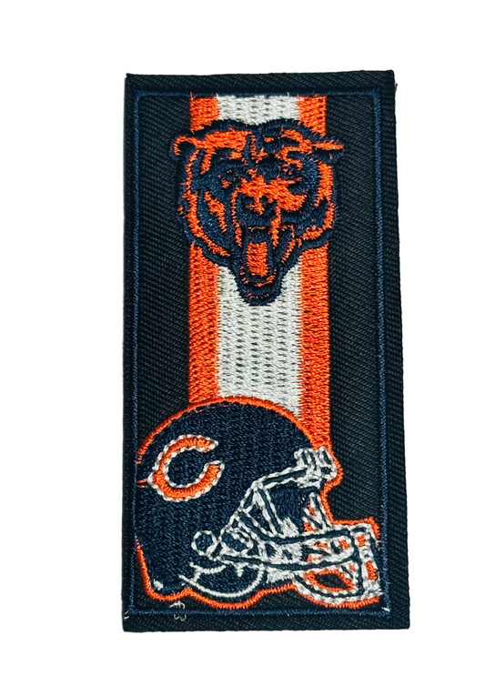 Vertical Bears Stripe Iron-On Patch