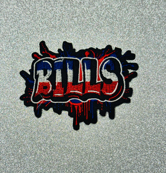 Buffalo Bills Drip Iron-on Patch