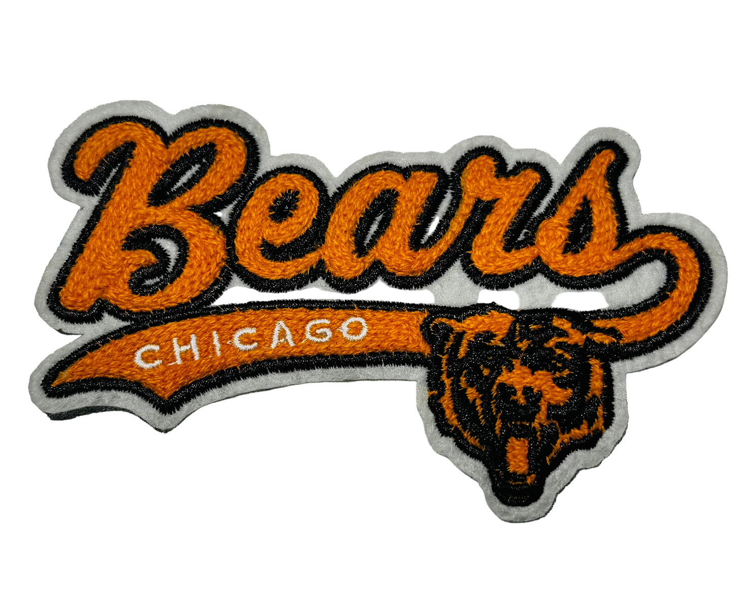 Chicago Bears chenille-style iron-patch