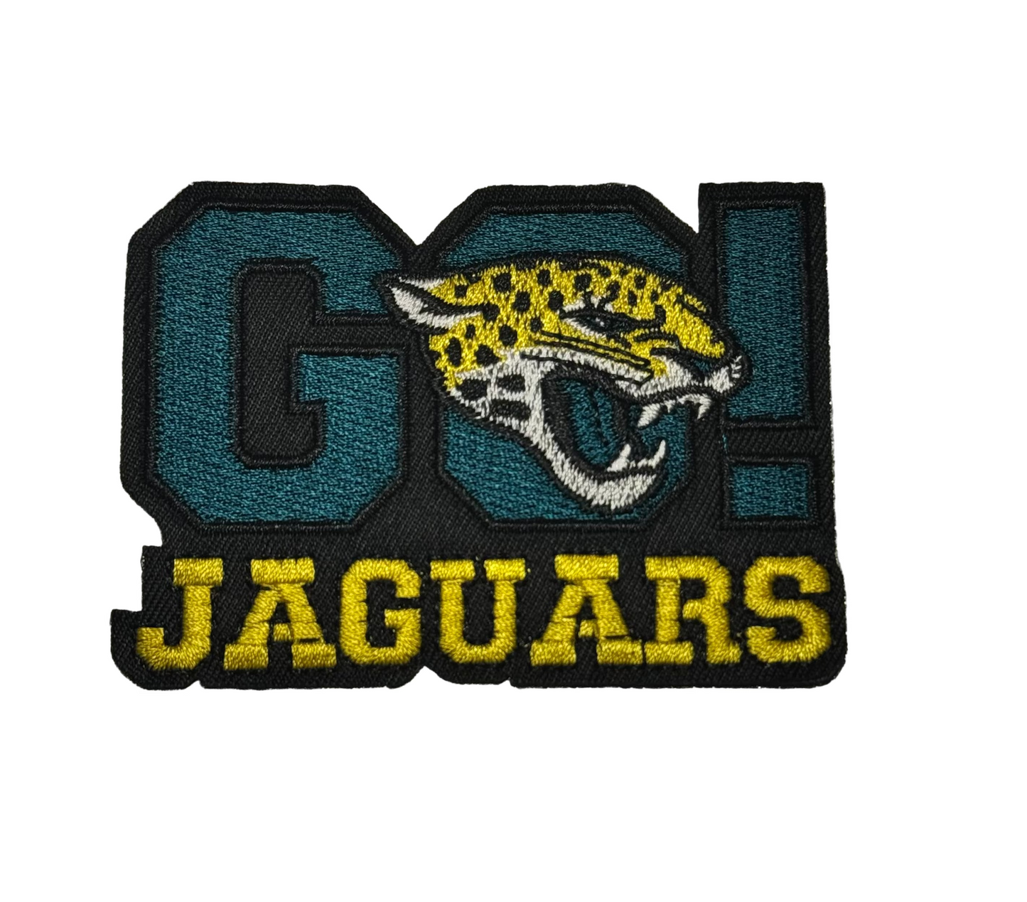 Jacksonville “GO JAGUARS” iron-on patch