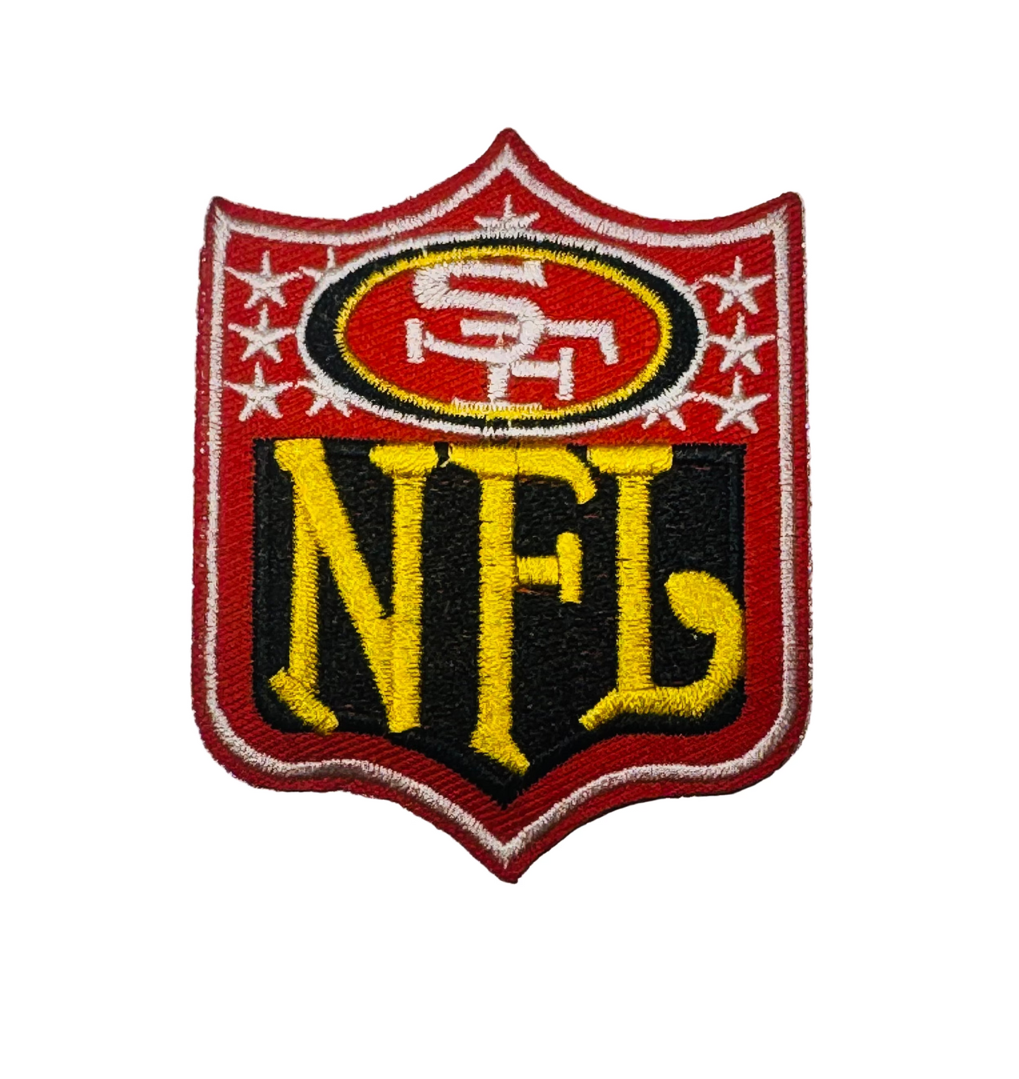 San Francisco 49ers NFL shield iron-on patch