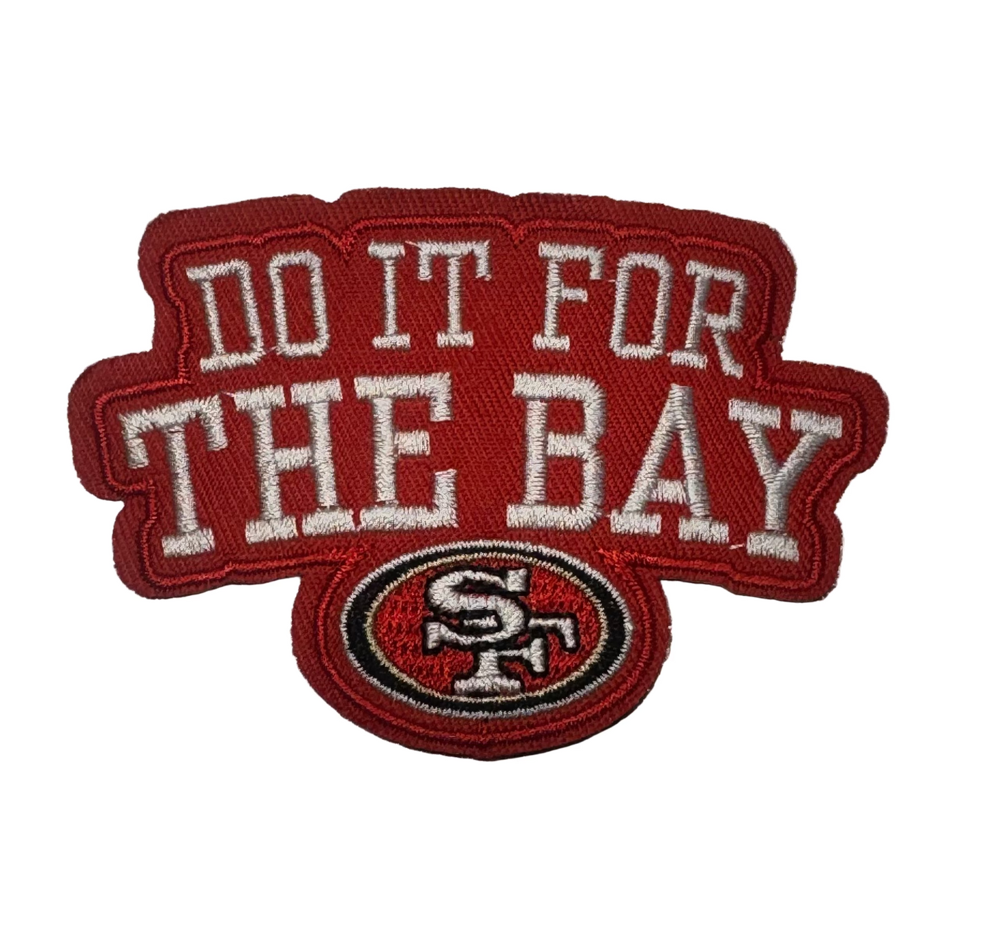 Bold San Francisco “Do It For The Bay” iron-on patch.